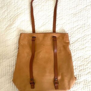 Mark & Graham Bedford Convertible Leather Tote Excellent Condition Smells New!